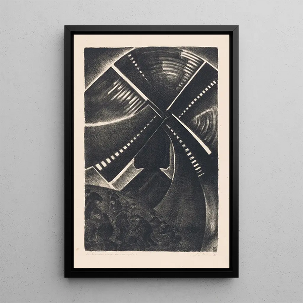 And below were the people - Frederika Sophia Cohen — framed artwork on a wall