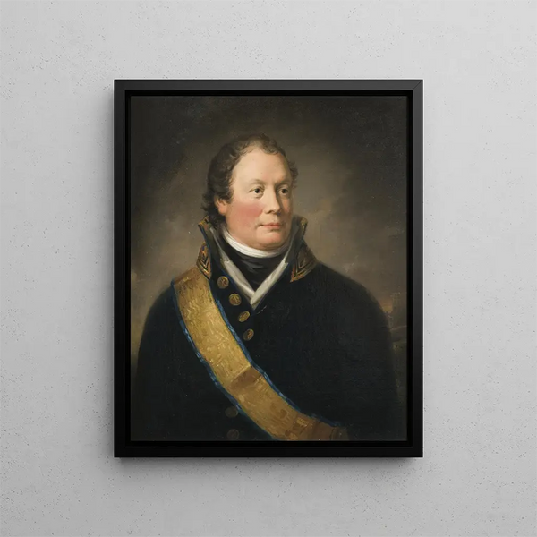 Georg Adlersparre 1760-1835 Count Major General Minister of the Cabinet - Fredric Westin — framed artwork on a wall