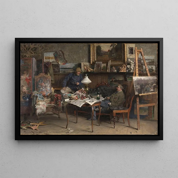 From My Studio - Fredrik Kolstø — framed artwork on a wall