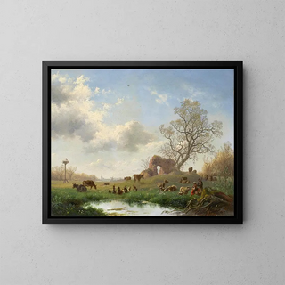 April - Fredrik Marinus Kruseman — framed artwork on a wall