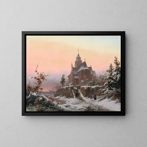 December - Fredrik Marinus Kruseman — framed artwork on a wall