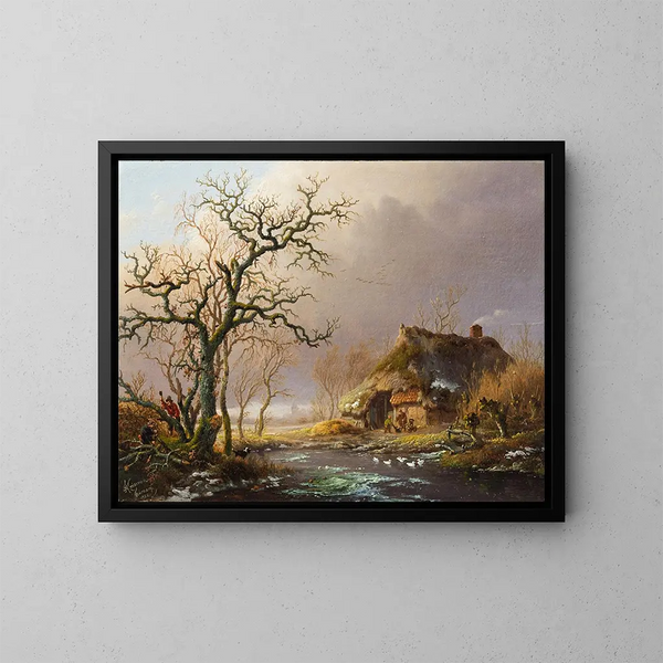 February - Fredrik Marinus Kruseman — framed artwork on a wall