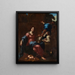 Allegory of the Regency of Anne of Austria - French School — framed artwork on a wall