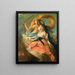Diane saving Iphigenia - French School — framed artwork on a wall