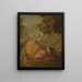 Entertainment - French School — framed artwork on a wall