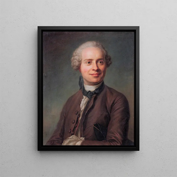 Jean Le Rond d'Alembert - French School — framed artwork on a wall