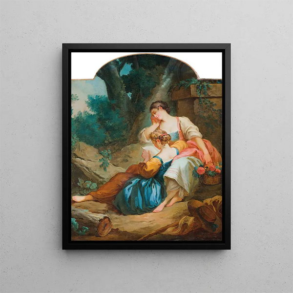 L School of Friendship - French School — framed artwork on a wall