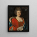 Marie-Élisabeth de Fribois Wife of Chevalier François Leverrier - French School — framed artwork on a wall