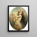 Nude Nymph Dancing - French School — framed artwork on a wall
