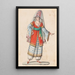 Oriental Costumes Painting 4 - French School — framed artwork on a wall