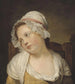Portrait of a Little Girl with a White Bonnet - French School — artwork view
