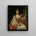 Portrait of a Lady Known as Princess of Condé - French School — framed artwork on a wall