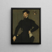 Portrait of a Quaratesi family member - French School — framed artwork on a wall