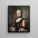 Presumed Portrait Of The Duchesse De Beuvron Born Rouill - French School — framed artwork on a wall