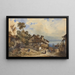 Rustic Landscape Painting - French School — framed artwork on a wall