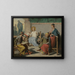 The Christ at the temple - French School — framed artwork on a wall