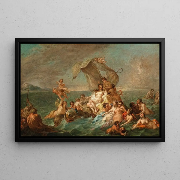 The Triumph of Galatea - French School — framed artwork on a wall