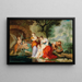 Thétis plunging the child Achilles into the Styx River - French School — framed artwork on a wall