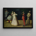 Troupe de comédiens italiens - Ecole Française — framed artwork on a wall