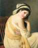 Young woman in Greek tunic - French School — artwork view
