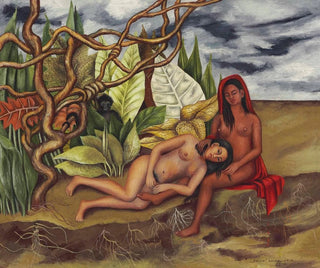 Deux nus dans la forêt La terre elle-même - Frida Kahlo — artwork view