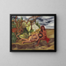 Deux nus dans la forêt La terre elle-même - Frida Kahlo — framed artwork on a wall