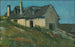 Village Farm Painting - Frida Konstantin — artwork view