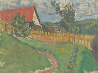 Study of a Landscape with a House - Frida Konstantin — artwork view