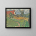 Study of a Landscape with a House - Frida Konstantin — framed artwork on a wall