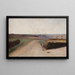 a Landscape, the Island of Mors, Jutland - Fridolin Johansen — framed artwork on a wall