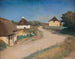 Houses along a road in Mors, Jutland - Fridolin Johansen — artwork view