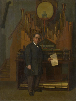 Fridolin Seiber - Michael Welte vor einem Orchestrion in seiner Werkstatt in Vhrenbach.webp
