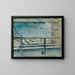 View of the Vltava, Prague - Friedl Dicker-Brandeis — framed artwork on a wall