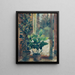 Window with Flowers - Friedl Dicker-Brandeis — framed artwork on a wall