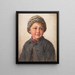 Young boy painting - Friedrich Anton Preiss — framed artwork on a wall