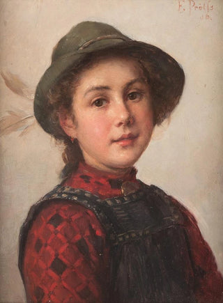 Friedrich Anton Prlss - Young Girl.webp