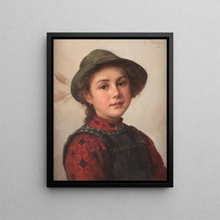 Friedrich Anton Prlss - Young Girl.webp
