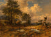 The cart path, returning hunter - Friedrich August Matthias Gauermann — artwork view