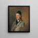 the painter Jakob Gauermann, the artist's father - Friedrich August Matthias Gauermann — framed artwork on a wall