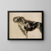 Hector - Friedrich August Matthias Gauermann — framed artwork on a wall