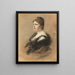 Cécile von Munkácsy - Friedrich August von Kaulbach — framed artwork on a wall