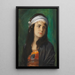 Portrait of Child Hedda, the artist's daughter, in oriental style - Friedrich August von Kaulbach — artwork view