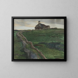 Ossero à Lussin - Friedrich Beck — framed artwork on a wall