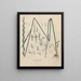Livre sur les plantes toxiques Pl01 - Friedrich Berge — framed artwork on a wall