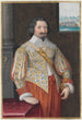 Portrait of Georg II Lord of Fleckenstein in bust - Friedrich Brentel — artwork view