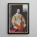 Portrait of Georg II Lord of Fleckenstein in bust - Friedrich Brentel — framed artwork on a wall