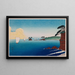 Les îles de Matsushima - Friedrich Capelari — framed artwork on a wall
