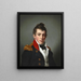 Louis de Coninck - Friedrich Carl Gröger — framed artwork on a wall