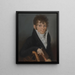 Adolph Friedrich Theodor Gritzner - Friedrich Christian Krieger — framed artwork on a wall