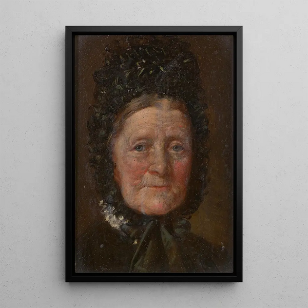 Marie Deutsch mère de l'artiste - Friedrich Deutsch — framed artwork on a wall